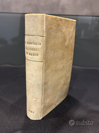 Libro antico 1753 - Maria Addolorata