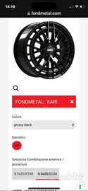 cerchi 20 Fondmetal