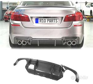 DIFFUSORE BMW F10 F11 LOOK M5 NERO LUCIDO