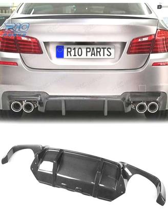 DIFFUSORE BMW F10 F11 LOOK M5 NERO LUCIDO