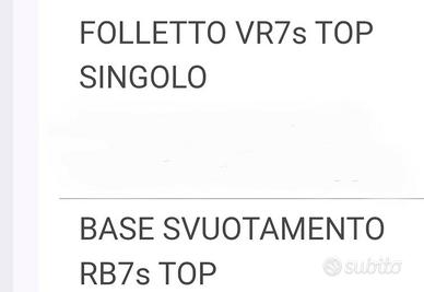 folletto VR7s top + base  RB7s top