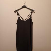 Vestito nero estivo semplice taglia S