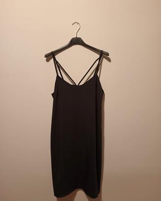 Vestito nero estivo semplice taglia S