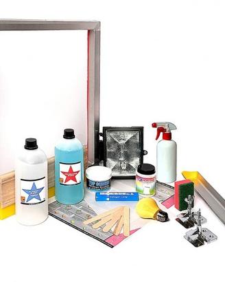 Kit Serigrafia per Stampa T-shirt magliette