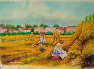 quadro matite e gessetti 