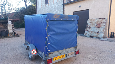 Rimorchio Carrello cresci centinato pt7ce