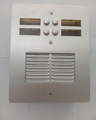 citofonica a 4 pulsanti in allumini ELTAS 380/4