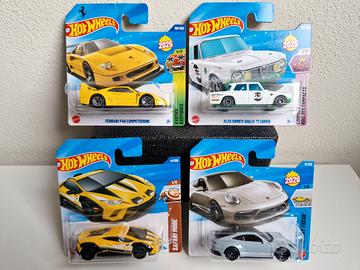 HOT WHEELS FERRARI F40 ALFA ROMEO LAMBORGHINI PORS