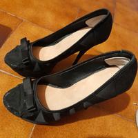Scarpe da sera nere tacco 14cm