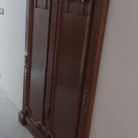 Appendiabiti a parete in legno massello