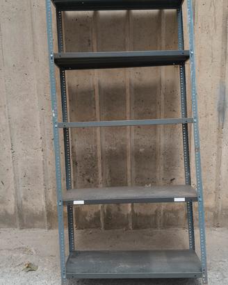 5 scaffali metallo a 5 ripiani