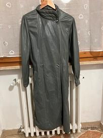 Giacca lunga in vera pelle da donna