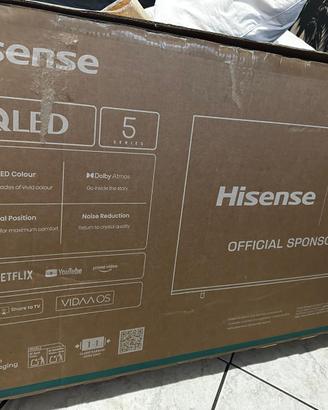 Hisense TV 40" QLED Full HD 2025 40E53QT, Smart TV