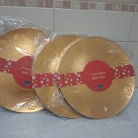 n 6 sottopiatti Thun oro 