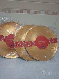 n 6 sottopiatti Thun oro 