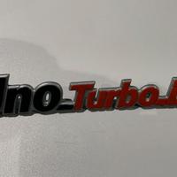 scritta Uno turbo i.e.