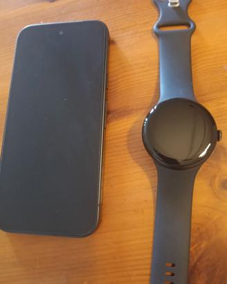 Google pixel 9a + smartwatch 3 45mm