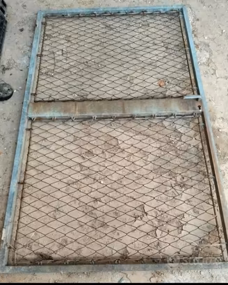 Cancello unica anta e 2 lamiere 150x300cm