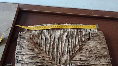 ricambio seduta in paglia