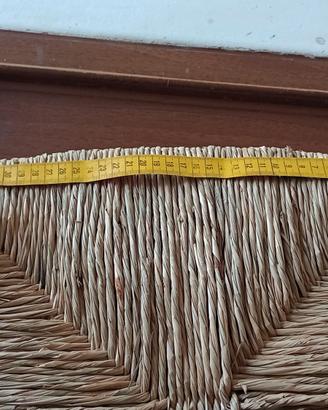 ricambio seduta in paglia