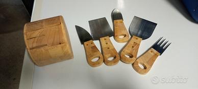 Ceppo set coltelli formaggio 