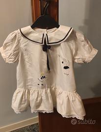 Vestito per bimba in seta pura anni  90