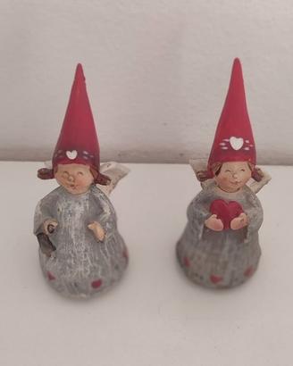 Figurine decorative, angioletti, pupazzetti