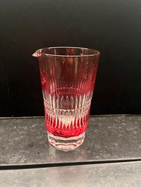 Brocca cristallo di Boemia art deco vintage