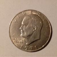Moneta 1 Dollaro in argento anno 1971 Eisenhower