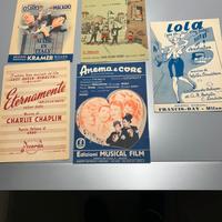 Spartiti vintage