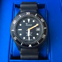 SQUALE NERO orologio polso SUB vintage