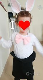 costume carnevale coniglio dal cilindro