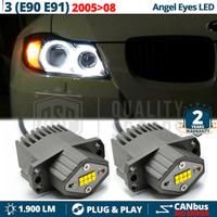 ANGEL EYES LED PER Bmw SERIE 3 E90 E91 con Xenon