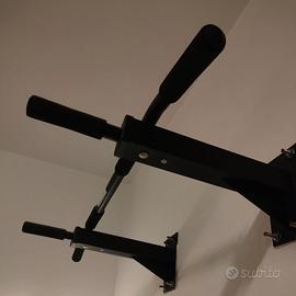 Barra per trazioni e 3 elastici fitness Madgon