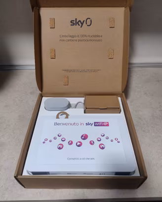 router Sky wi-fi 6 per fibra ftth 