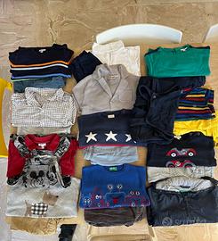 Lotto vestiti bambino 18/24 