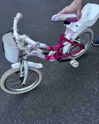 Bicicletta bambina 3 - 7 anni con rotelle