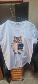 T Shirt con gatti