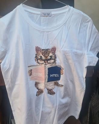 T Shirt con gatti