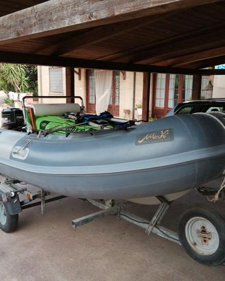 gommone novamarine con carrello e motore