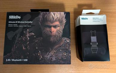 8bitdo Ultimate 2C Wireless nuovo + supporto