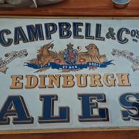 Campbell and co Edinburgh ales Secolo XIX original