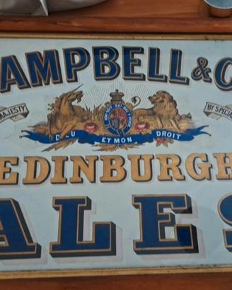 Campbell and co Edinburgh ales Secolo XIX original