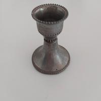 porta candela peltro