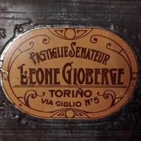 VECCHIA ANTICA SCATOLA DI LATTA LEONE GIOBERGE 