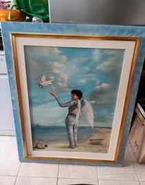 Dipinto Di Un Angelo Di Giuseppe Mallia