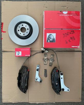 Impianto Brembo 330x28 mm per Fiat Coupé Turbo 20v