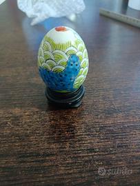 uovo stile faberge  disegno animali 7cm