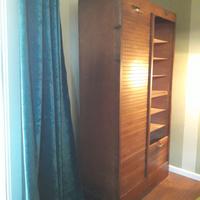 Mobile schedario con saracinesca