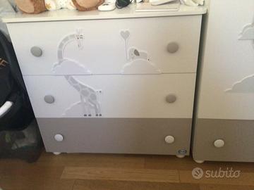 Cameretta savana pali bambini